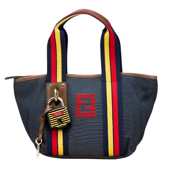 FENDI Denim Logo Bag