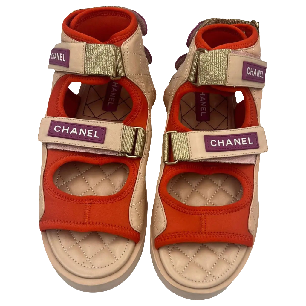 Chanel Cloth Sandals