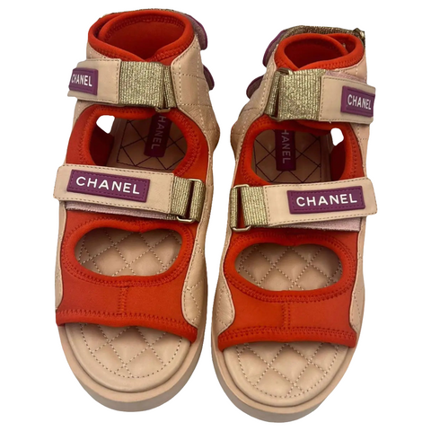 Chanel Cloth Sandals