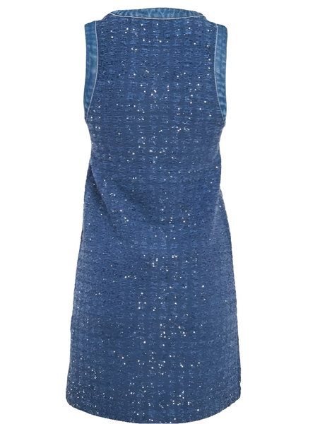 Sandro Blue Denim Dress