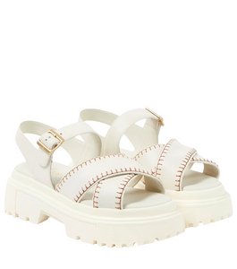 Hogan Leather sandals