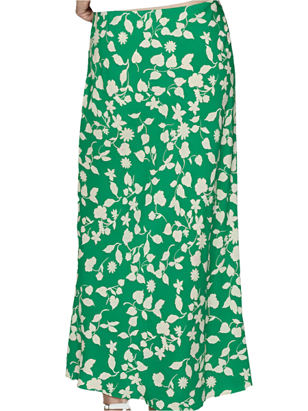MANGO Printed long skirt