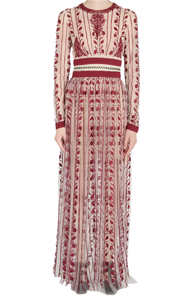 Giambattista Valli
Paisley embroidered dress