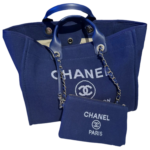Chanel Deauville cloth tote
