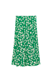MANGO Printed long skirt