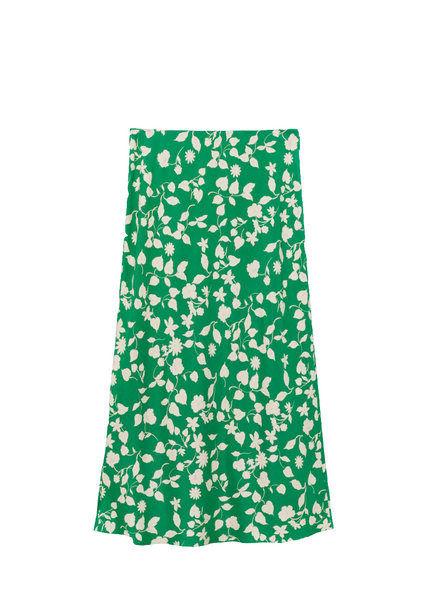 MANGO Printed long skirt