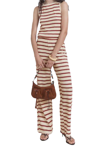 Mango Geometric print mesh set