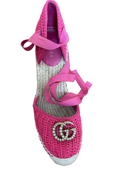 Pink GG Espadrille