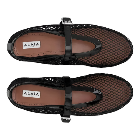 Alaia Leather ballet flats