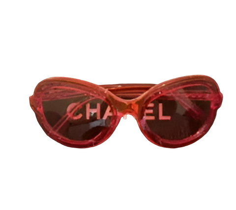 Chanel Red Sunglasses