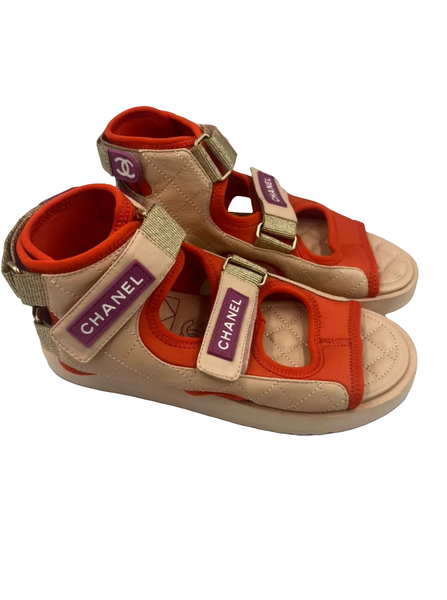 Chanel Cloth Sandals
