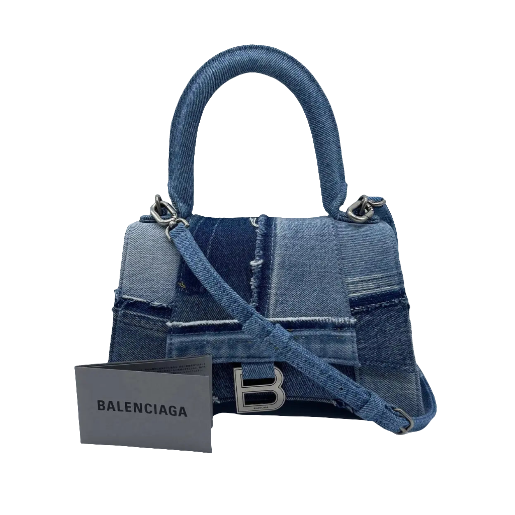 Balenciaga Denim Handle Bag