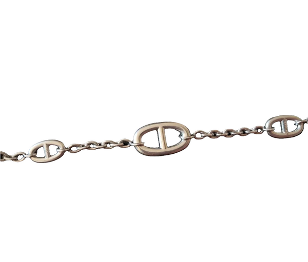 Hermes silver bracelet