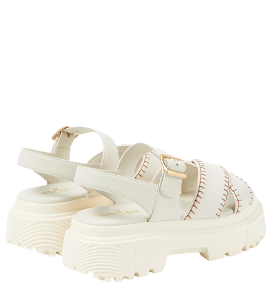 Hogan Leather sandals