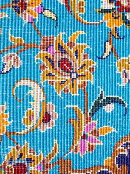 Persian Qom Silk Carpet