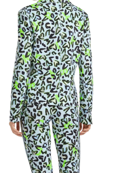 Marc Cain Light blue all-over pattern