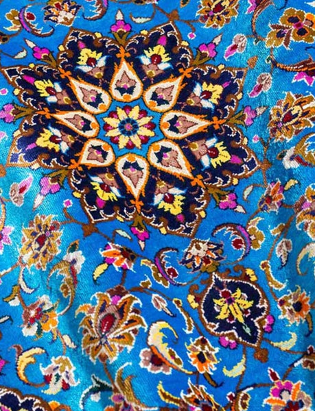 Persian Qom Silk Carpet