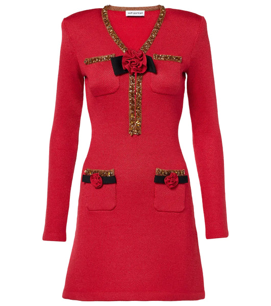 Self-Portrait minidress