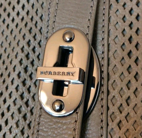 Burberry Suede Leather Bag