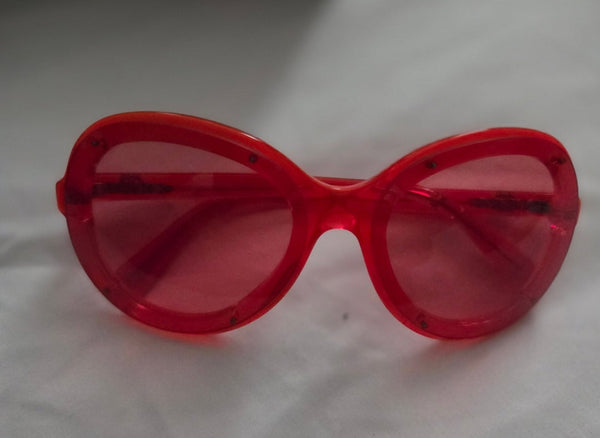 Chanel Red Sunglasses